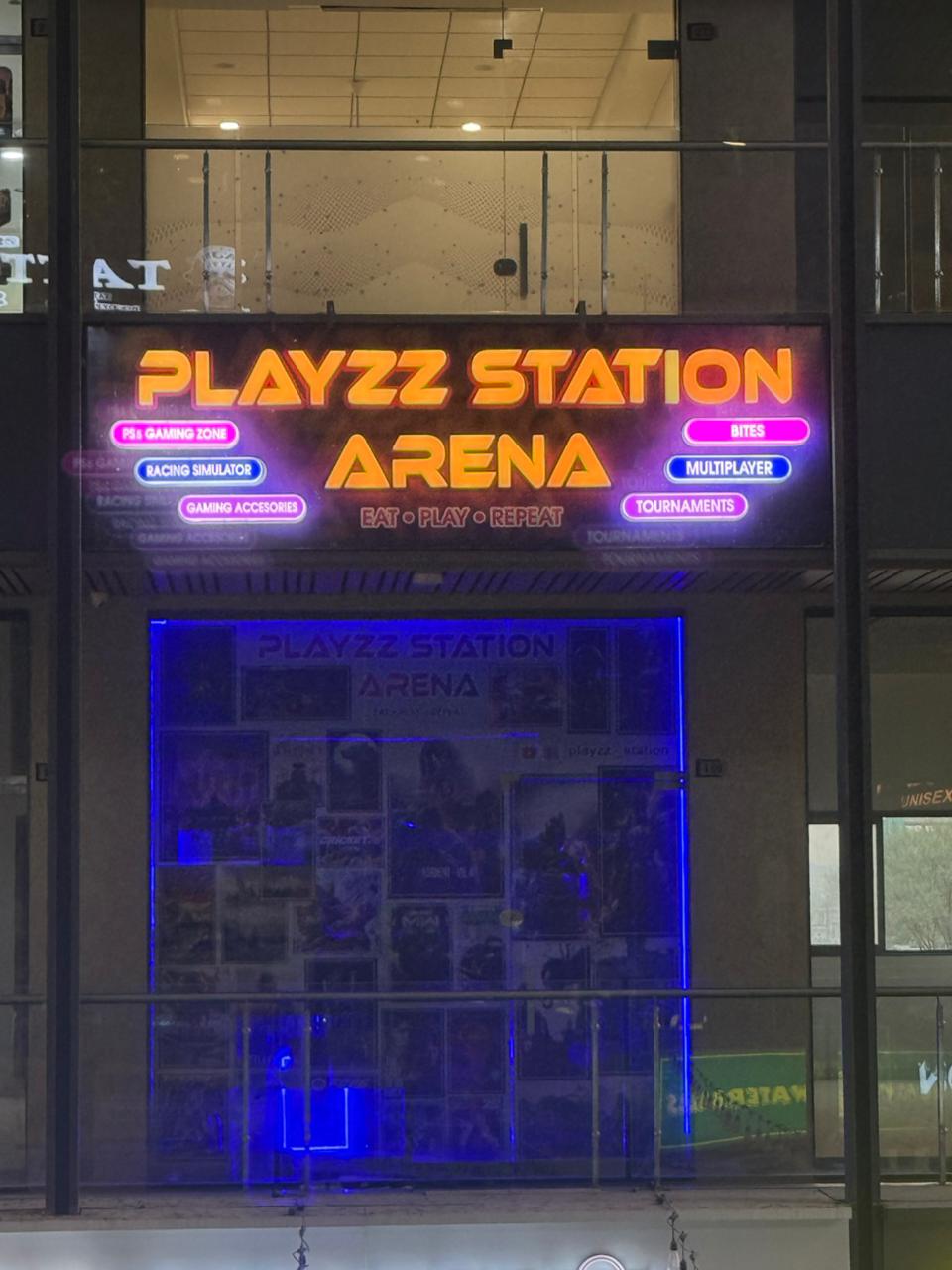 Playzz Station Sign